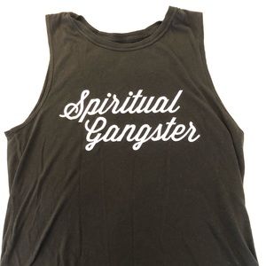 Spiritual Gangster black tank top